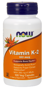 Supports Bone Health  Most Biologically Active Form  Supports a Healthy Cardiovascular System and it's important role in normal blood clotting.  This product also includes the addition of Alfalfa which is typically known to be a rich source of natural Vitamin K..